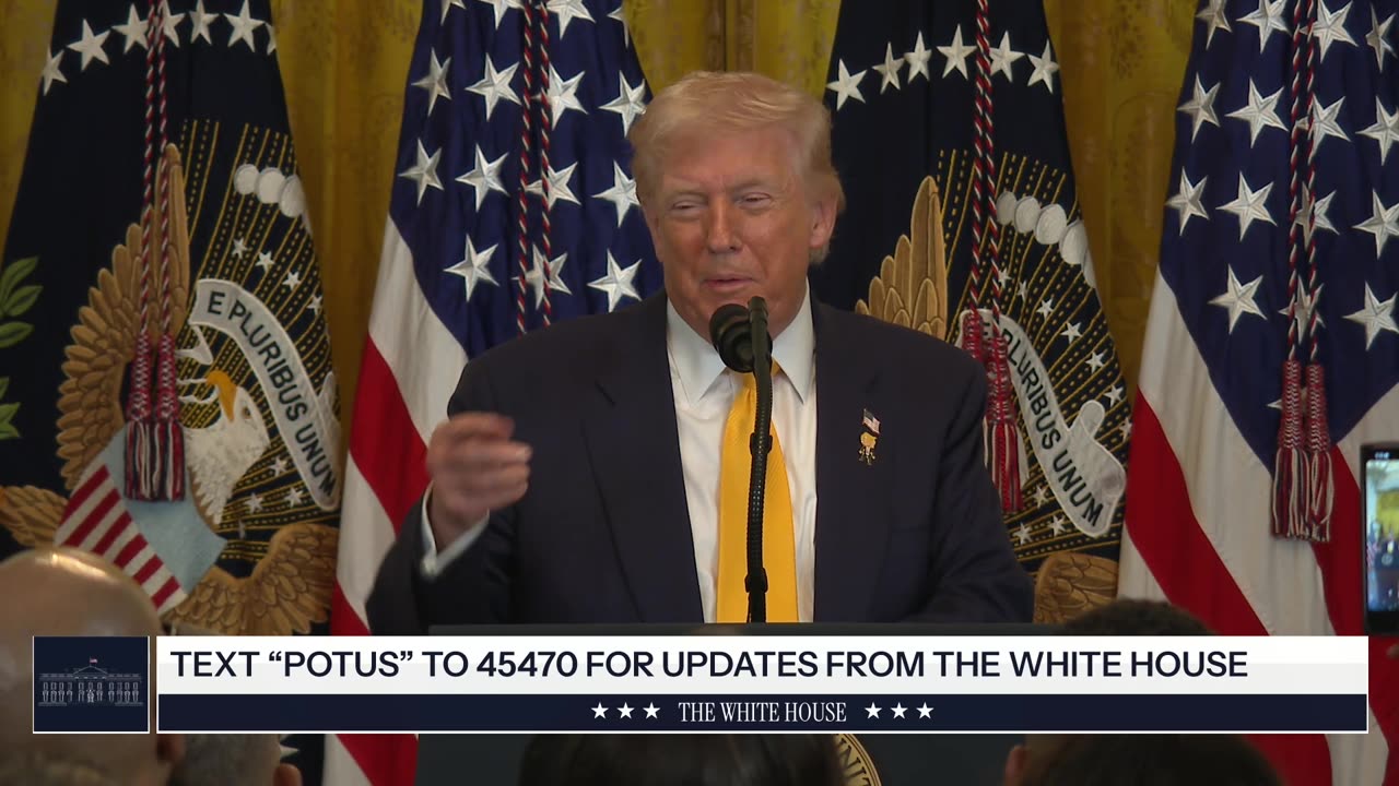 President Trump Participates in a Black History Month Reception