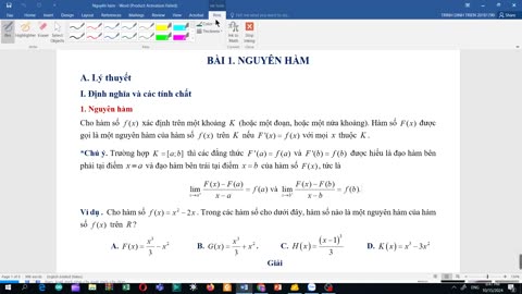 BÀI 1 NGUYÊN HÀM mp4