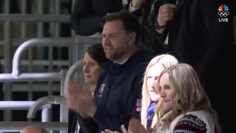 VP JD Vance and MARCO RUBIO were just spotted together at the Milan Winter Olympics