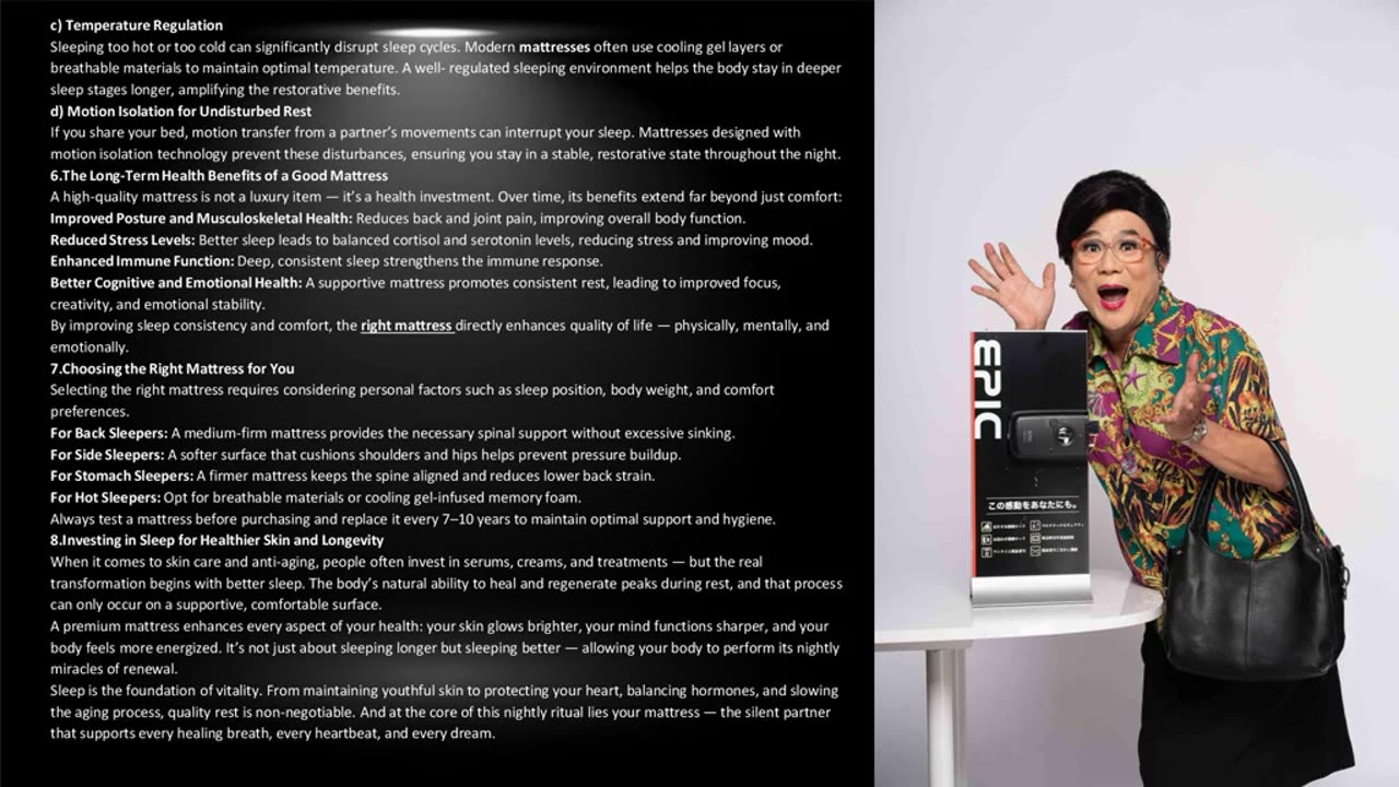 How Sleep Quality Affects Skin, Health & Aging — and How the Right Mattress Helps — My Digital Lock