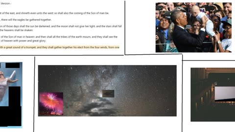 #rapture #dream : Angels (Jn 1:51) / #fireworks / O'Bummer with a brown woman