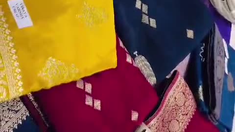 Banaras Crape Sarees @Just ₹ 4450/- ORDER WhatsApp 098806 44290