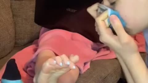 Crazy Russian Eating Socks WTF