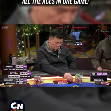 WHEN ACES WON’T STOP COMING