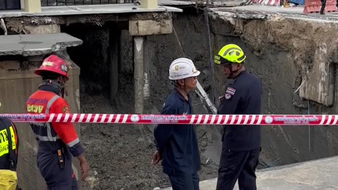 Hole in Bangkok Subway Tunnel