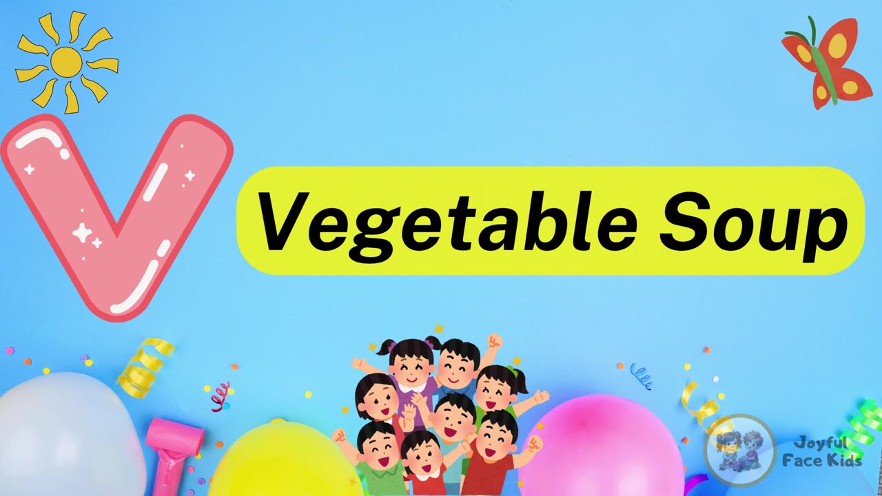 Learn Alphabet with Foods - ABC Foods Names M-Z for Children!
