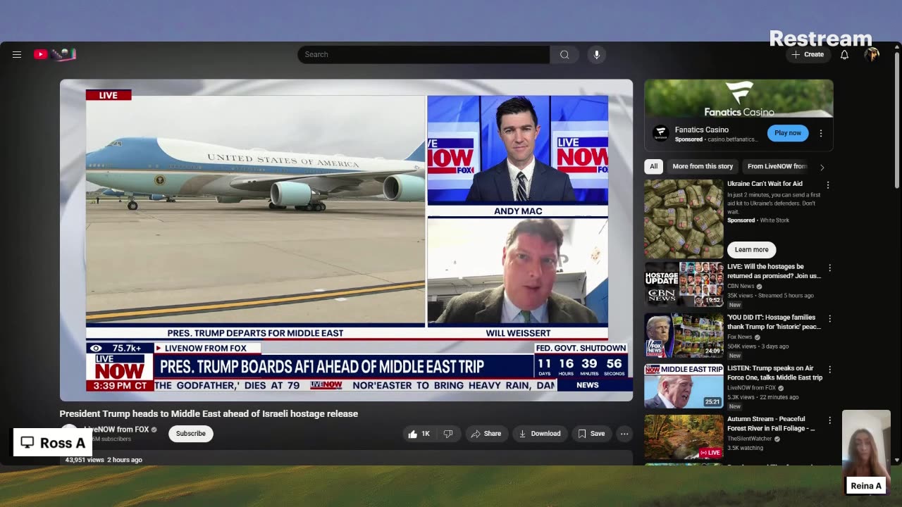 Welcome to my live stream, where you can watch, listen and join to interact.