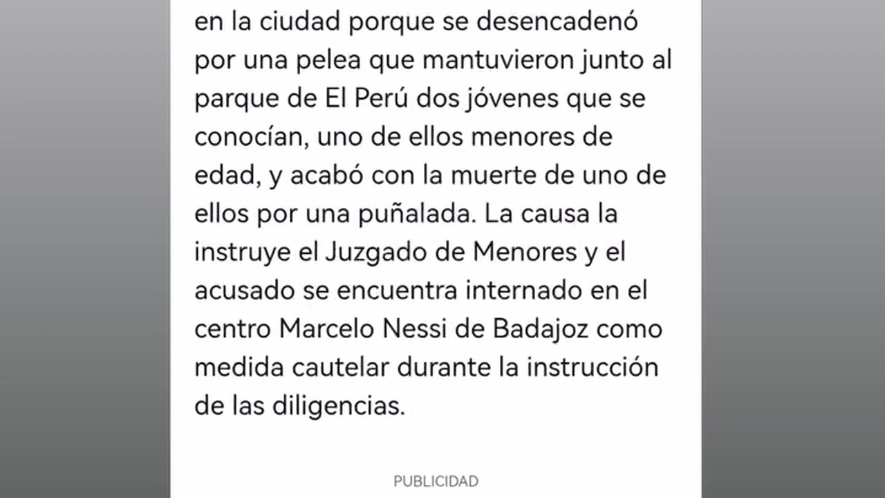 2025: Aumento de la violencia en Cáceres