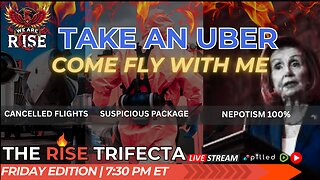 'Take n Uber'| 'Come Fly With Me'| Non-Hazardous Powder @JBA|Midterm Lose=MAGA Prison & More