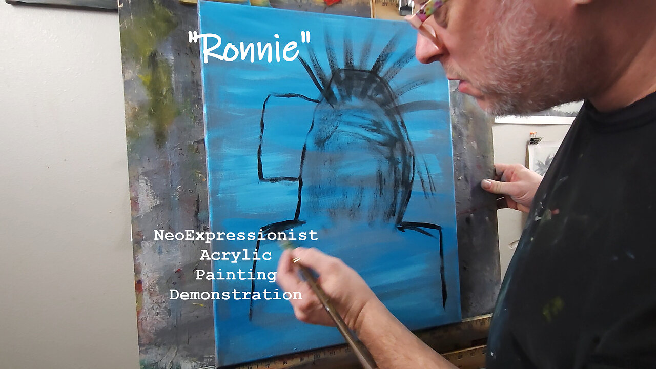 Bold Colors & Emotions: Creating a Neo-Expressionist Acrylic Artwork