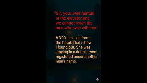 YOUR WIFE COLLAPSED IN THE ELEVATOR—Where Is the MAN Who LEFT HER THERE at 3 AM? #mystery