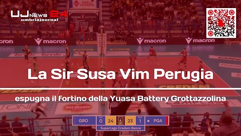 La Sir Susa Vim Perugia espugna il fortino della Yuasa Battery Grottazzolina