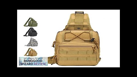 600D Oxford Shoulder Bag Waterproof EDC Molle Fanny Pack Military Tactical Backpack Review