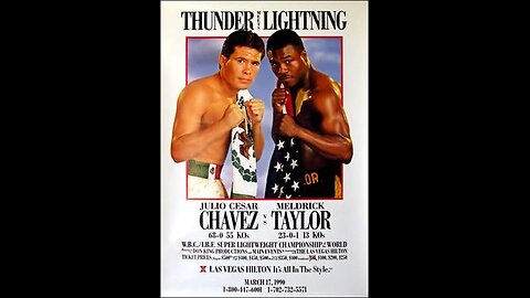Julio Cesar Chavez vs Meldrick Taylor - Mar 17 1990 - The Westgate Las Vegas Resort & Casino