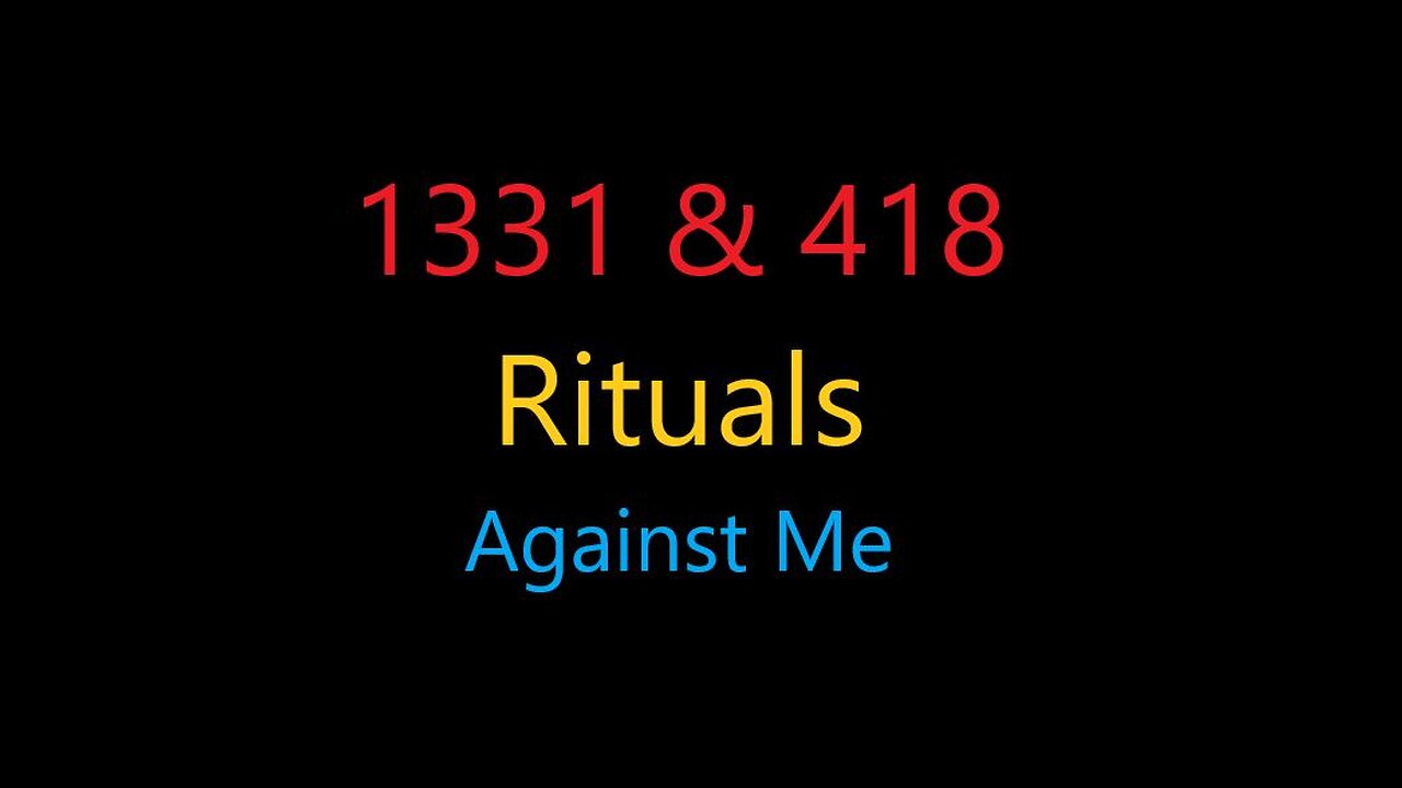 1331 and 418 Rituals Against Me