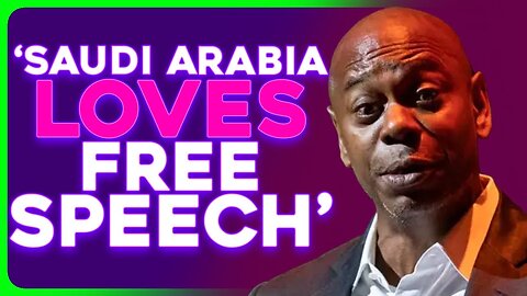Dave Chappelle Criticizes American Free Speech...in Saudi Arabia