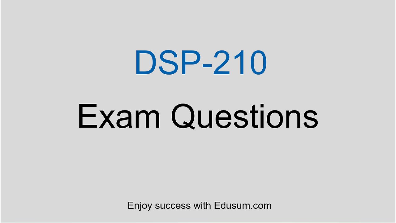 CertNexus DSP-210 | Study Strategy & Practice Tests