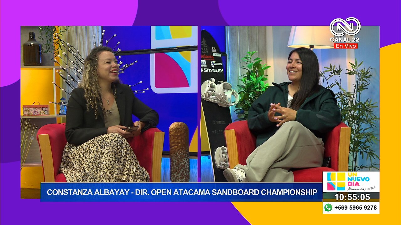 Constanza Albayay Directora Open Atacama Sandboard Championship