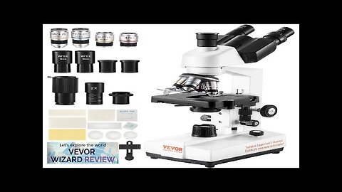 VEVOR Compound Trinocular Microscope 40X-5000X Magnification Trinocular Compound Lab Review