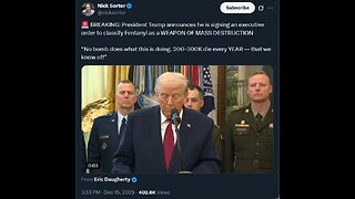 President Trump to classify Fentanyl as a WEAPON OF MASS DESTRUCTION