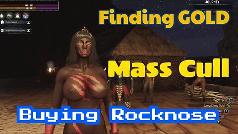 Conan Exiles buying gold vein rocknose finding gold busty boobs breast expansion huge tits