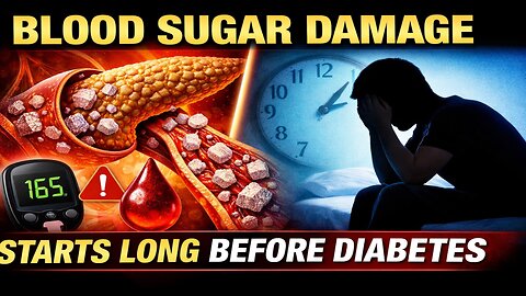 BLOOD SUGAR DAMAGE STARTS LONG BEFORE DIABETES