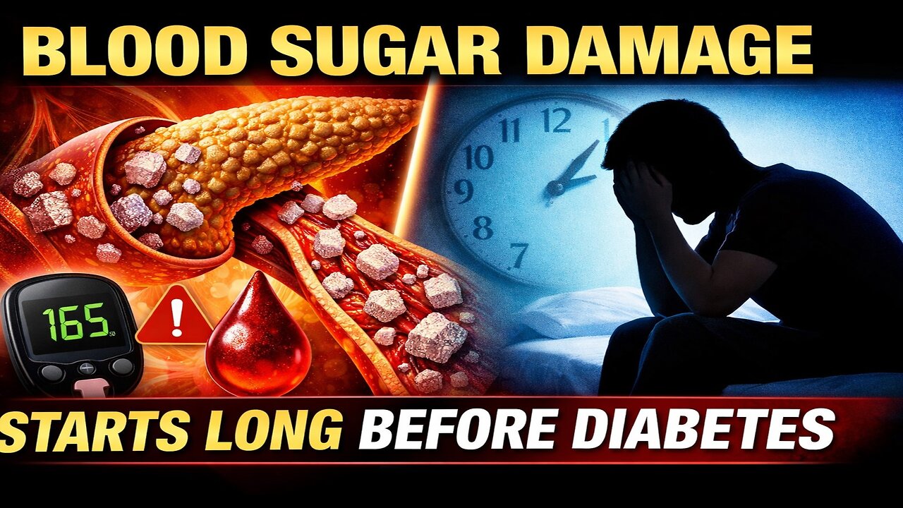 BLOOD SUGAR DAMAGE STARTS LONG BEFORE DIABETES