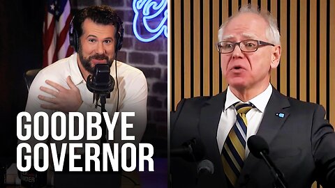 Tim Walz Rage-Quitting His Re-Election Bid Is GLORIOUS to Watch