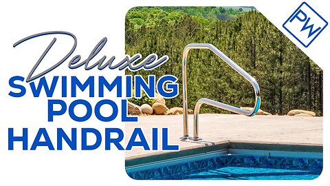 Deluxe Marine Grade Pool Handrail by Aqua Genie | Pool Warehouse