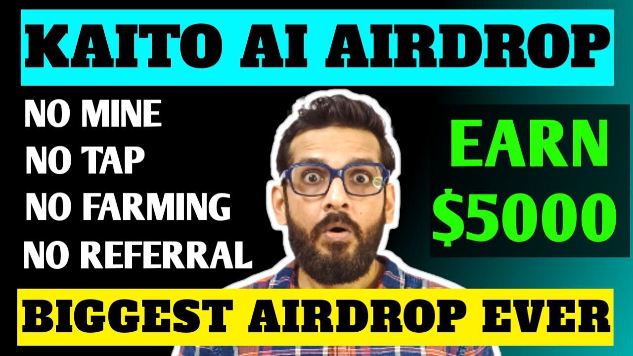 Kaito AI Airdrop Guide | Best Airdrop Ever | Free Crypto Airdrop | #cryptoairdrop #airdrop #kaito