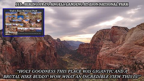 HIKING UP TO ANGELS LANDING AT ZION NATIONAL PARK