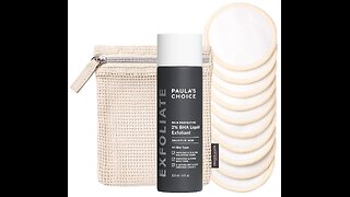 Paula’s Choice SKIN PERFECTING 2% BHA Salicylic Acid Liquid Exfoliant & Reusable Cotton