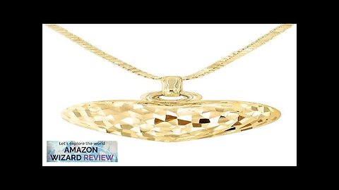 Lucchetta Women's 14k Gold Puffed 3D Heart Pendant | Necklace 16+2" Review