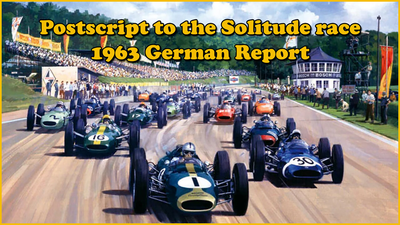 1963 Postscript to the Solitude race - German Report