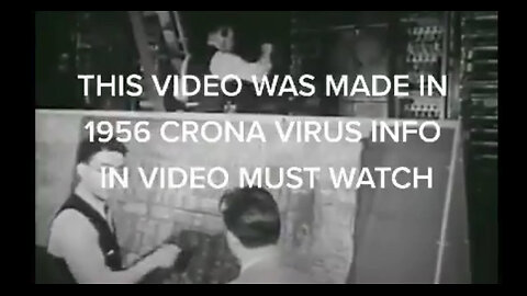 This is a video from 1956. They predicted everything we are going through right now.