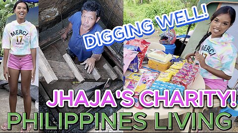 🇵🇭 Hot Filipina Beauty Digging Well & Broken Tent Living! OFF GRID ISLAND FAMILY PHILIPPINES LIVING