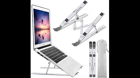 Aluminum Laptop Stand – Ergonomic, Sturdy & Portable!