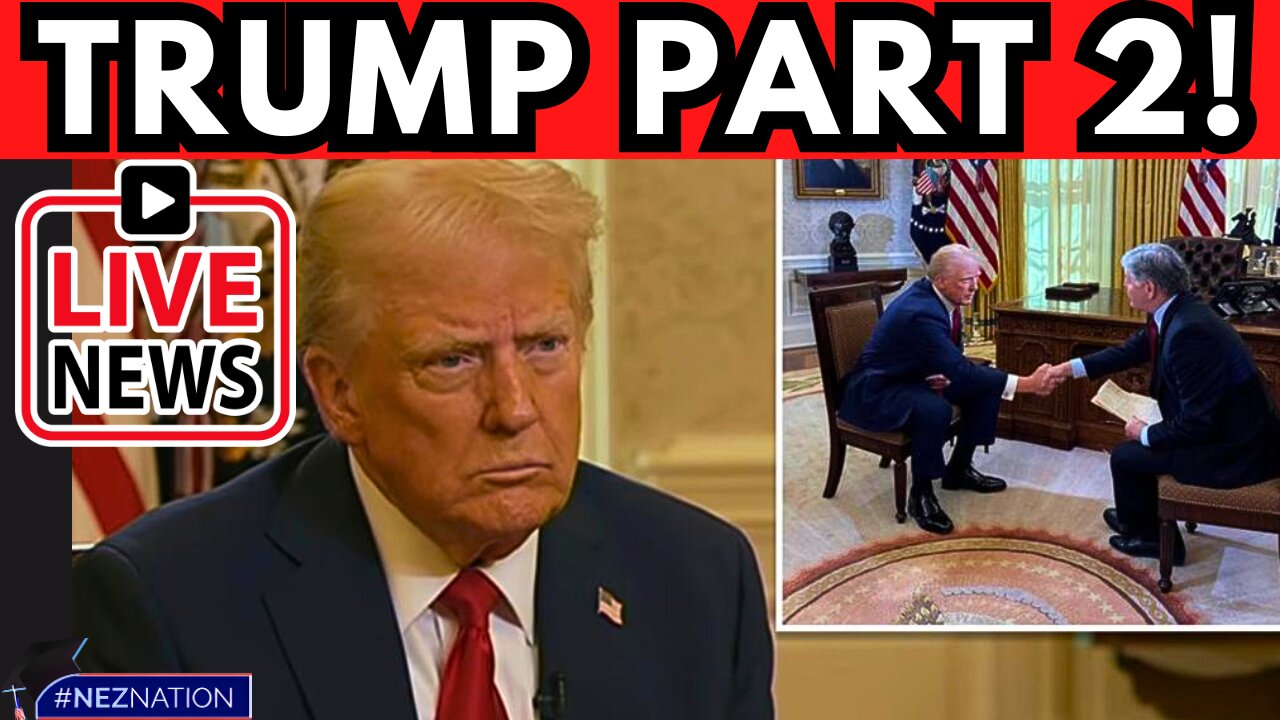 🚨LIVE! Trump's First White House Interview as President w Sean Hannity (WATCH PARTY pt. 2)