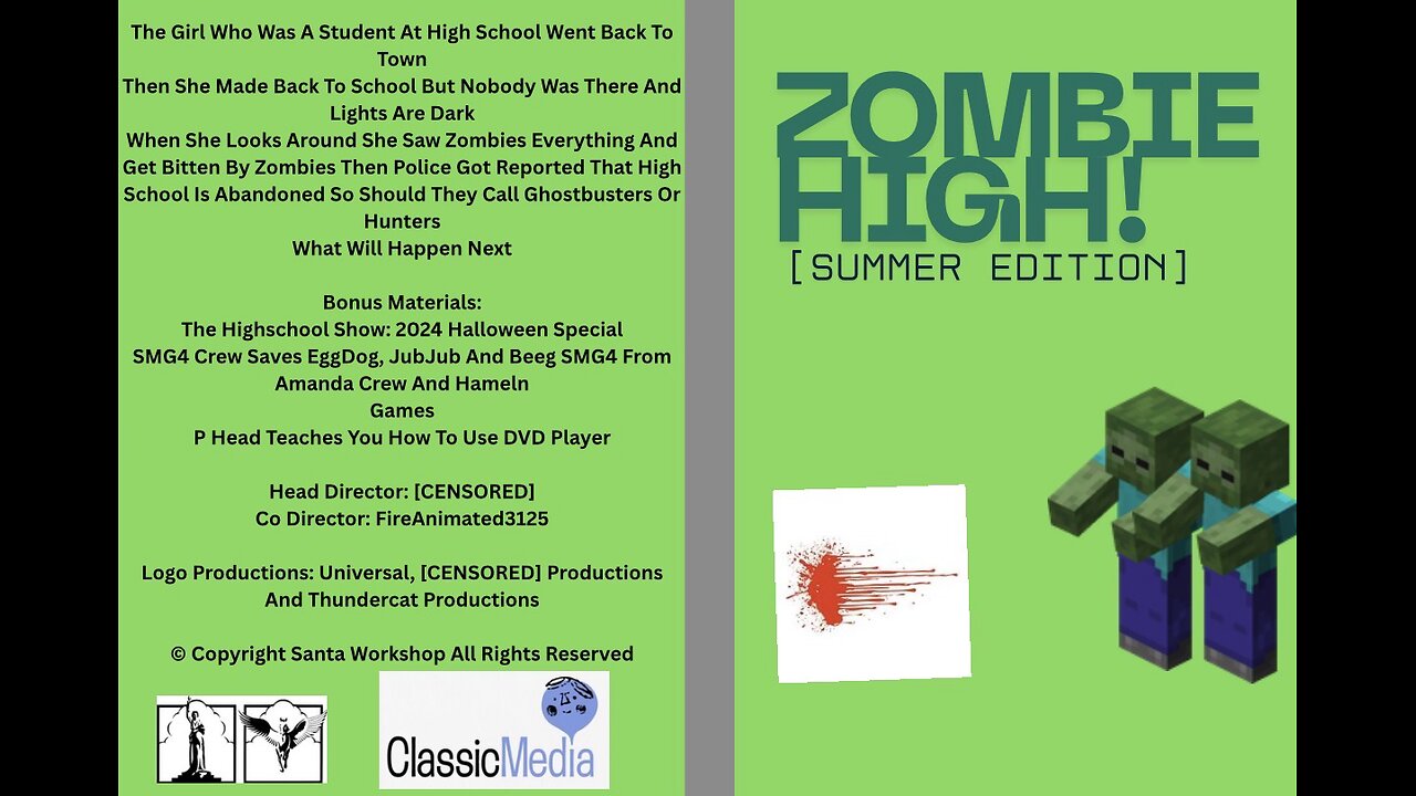 Opening And Closing To Zombie High [Summer Edition] 2025 Homemade DVD