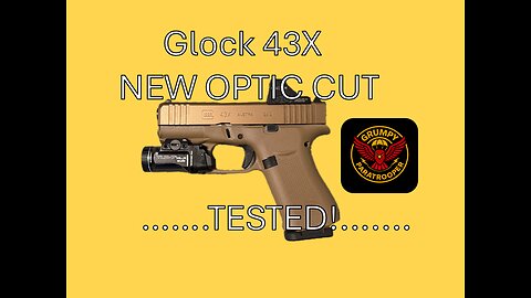 Glock 43X NEW OPTIC CUT Tested — Holosun 507K X2 + ACSS Vulcan Reticle EDC Setup range test!