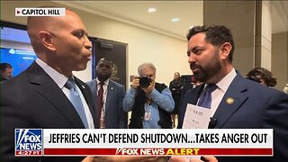 Rep Hakeem Jeffries Can't Defend Shutdown