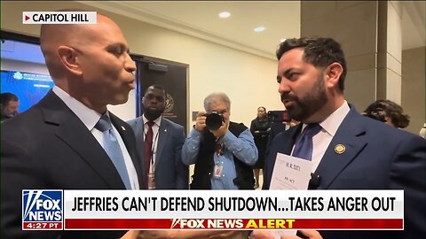 Rep Hakeem Jeffries Can't Defend Shutdown