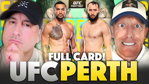 UFC Perth: Ulberg vs. Reyes FULL CARD Predictions, Bets and DraftKings