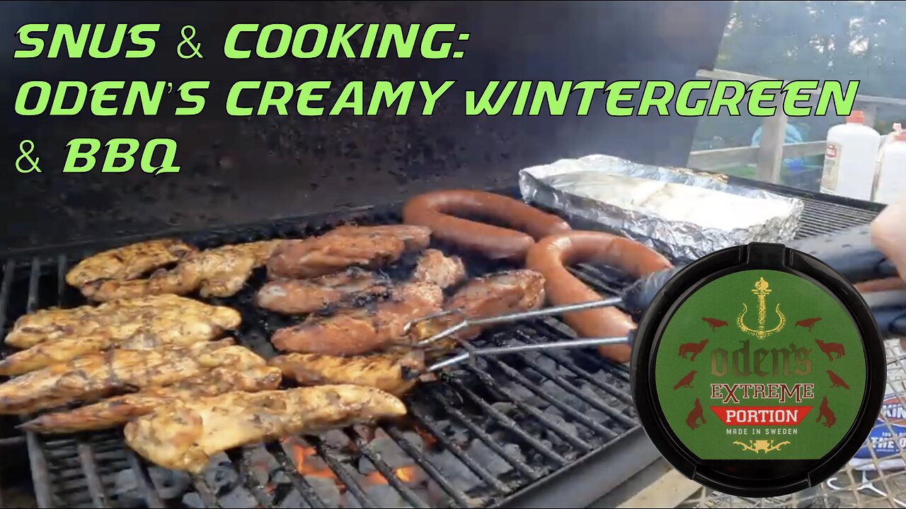 Snus & Cooking: Oden's Creamy Wintergreen & BBQ