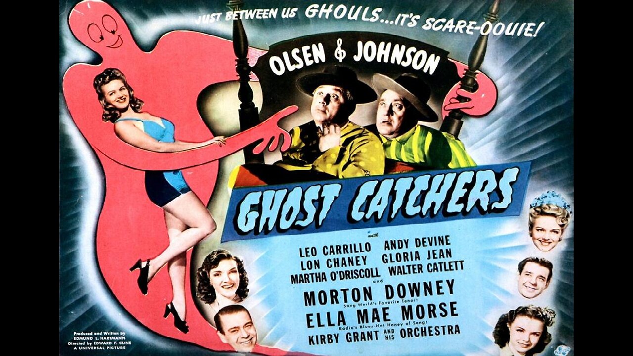 GHOST CATCHERS 1944 Olsen & Johnson Get Mixed Up with Murder in a Haunted Mansion FULL MOVIE in HD