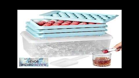 VEVOR Ice Cube Tray Round Ice Ball Maker for Freezer 2x33pcs Review