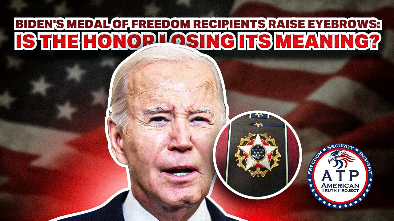 BIDEN'S MEDAL OF FREEDOM RECIPIENTS RAISE EYEBROWS: IS THE HONOR LOSING ITS MEANING?