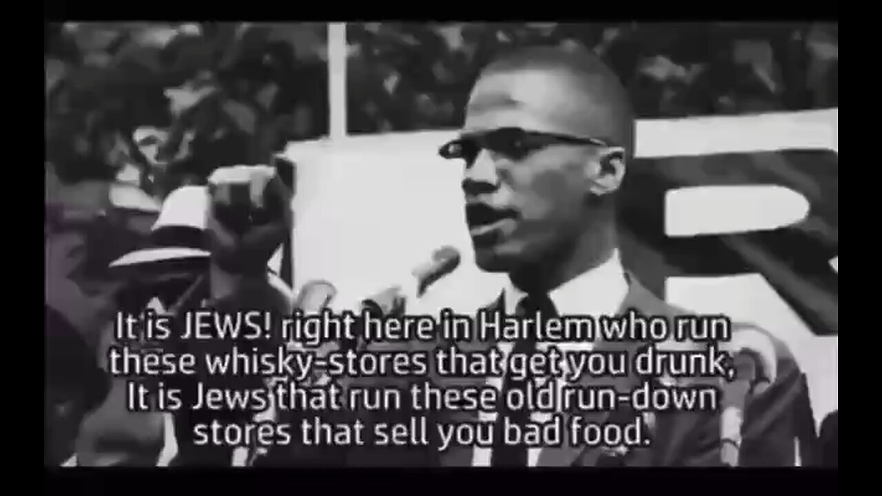 Malcolm X talks about Jewish people!
