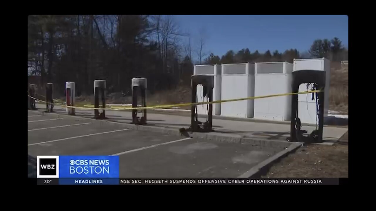 Arsonists Destroy Tesla Charging Stations in MA as Democrats Incite Violence Against Elon Musk