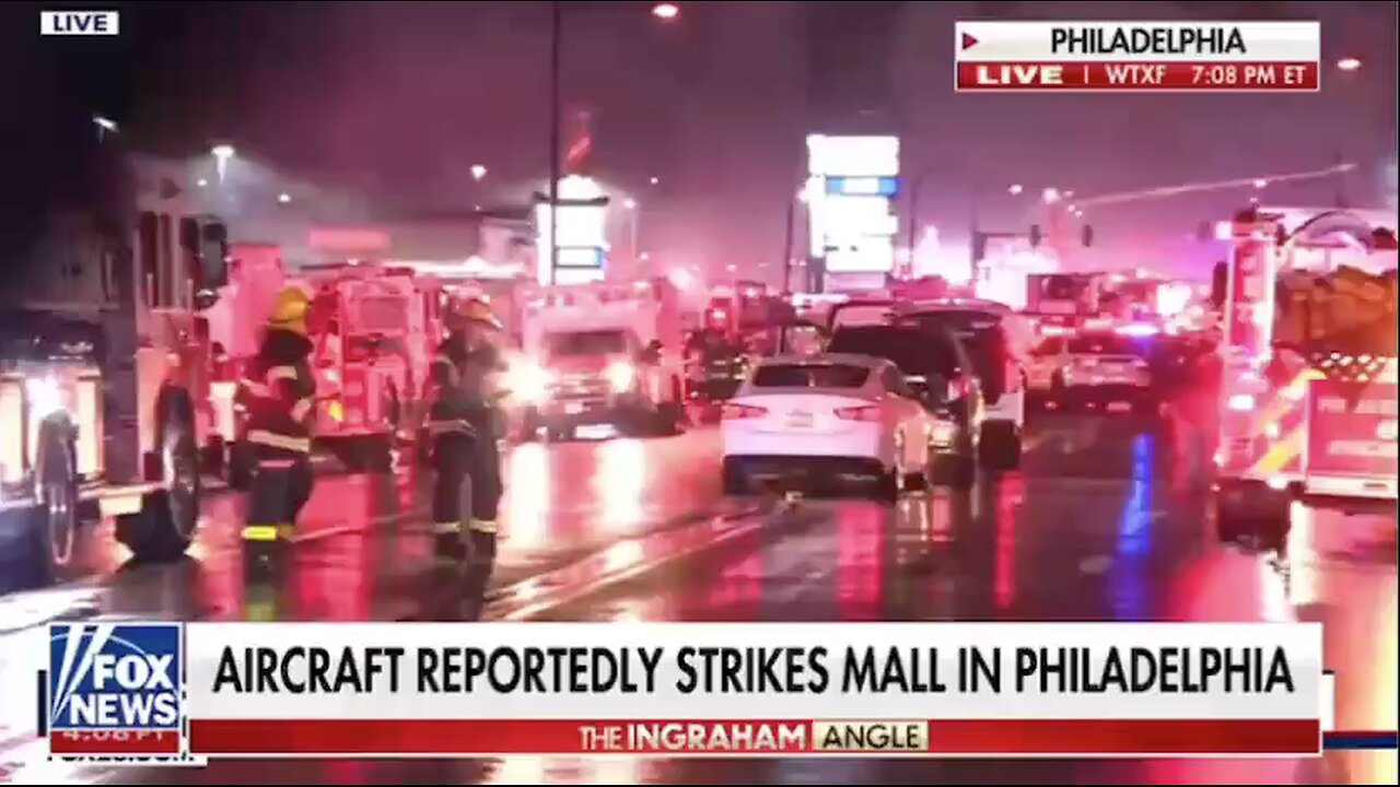 Reporter Just Said It looked Like a Missile as it Strikes Mall in Philadelphia